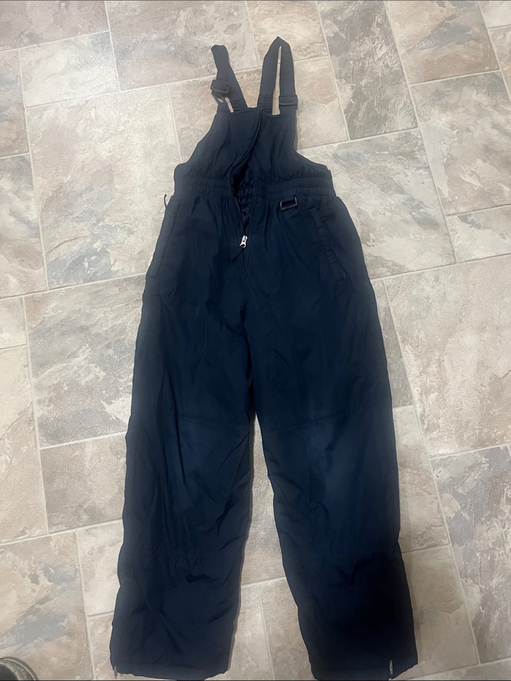 Athletic Works Black Kids Insulated Bib Snow Pants